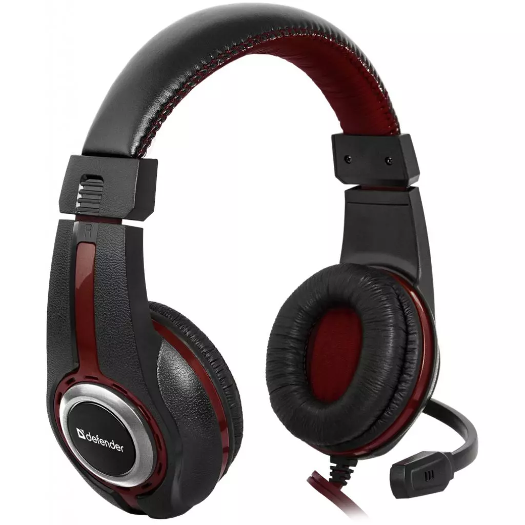Наушники Defender Warhead G-185 Black-Red (64106) - 1 Наушники Defender Warhead G-185 Black-Red (64106) - 1