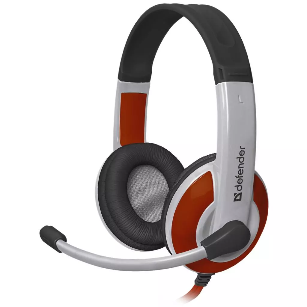 Наушники Defender Warhead G-120 Red-White (64098) - 1 Наушники Defender Warhead G-120 Red-White (64098) - 1