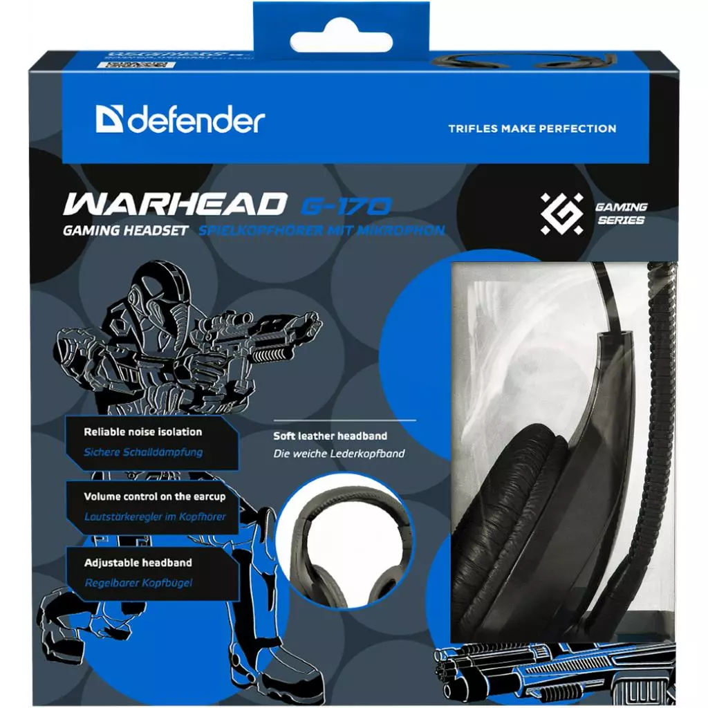 Наушники Defender Warhead G-170 (64114) - 4 Наушники Defender Warhead G-170 (64114) - 4