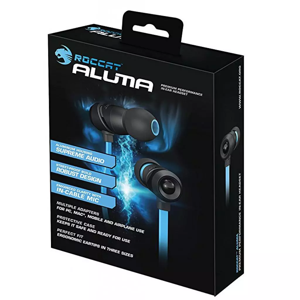 Наушники Roccat Aluma Premium Performance In (ROC-14-210) - 4 Наушники Roccat Aluma Premium Performance In (ROC-14-210) - 4