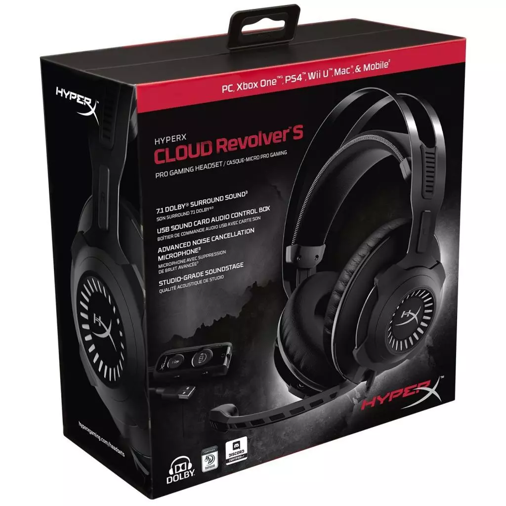 Наушники HyperX Cloud Revolver S (HX-HSCRS-GM/EE / HX-HSCRS-GM/EM) - 7