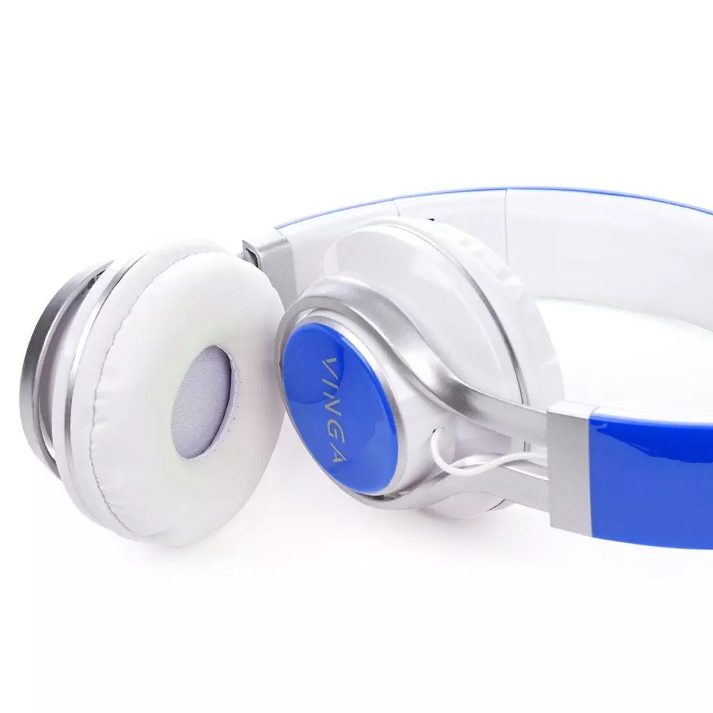 Наушники Vinga HSM040 White/Blue (HSM040WB) - 6 Наушники Vinga HSM040 White/Blue (HSM040WB) - 6