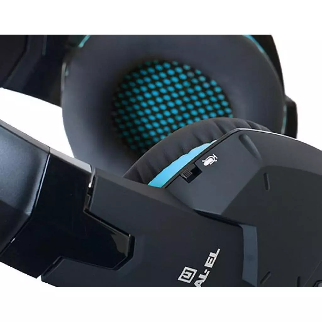 Наушники REAL-EL GDX-7500 black-blue - 4 Наушники REAL-EL GDX-7500 black-blue - 4