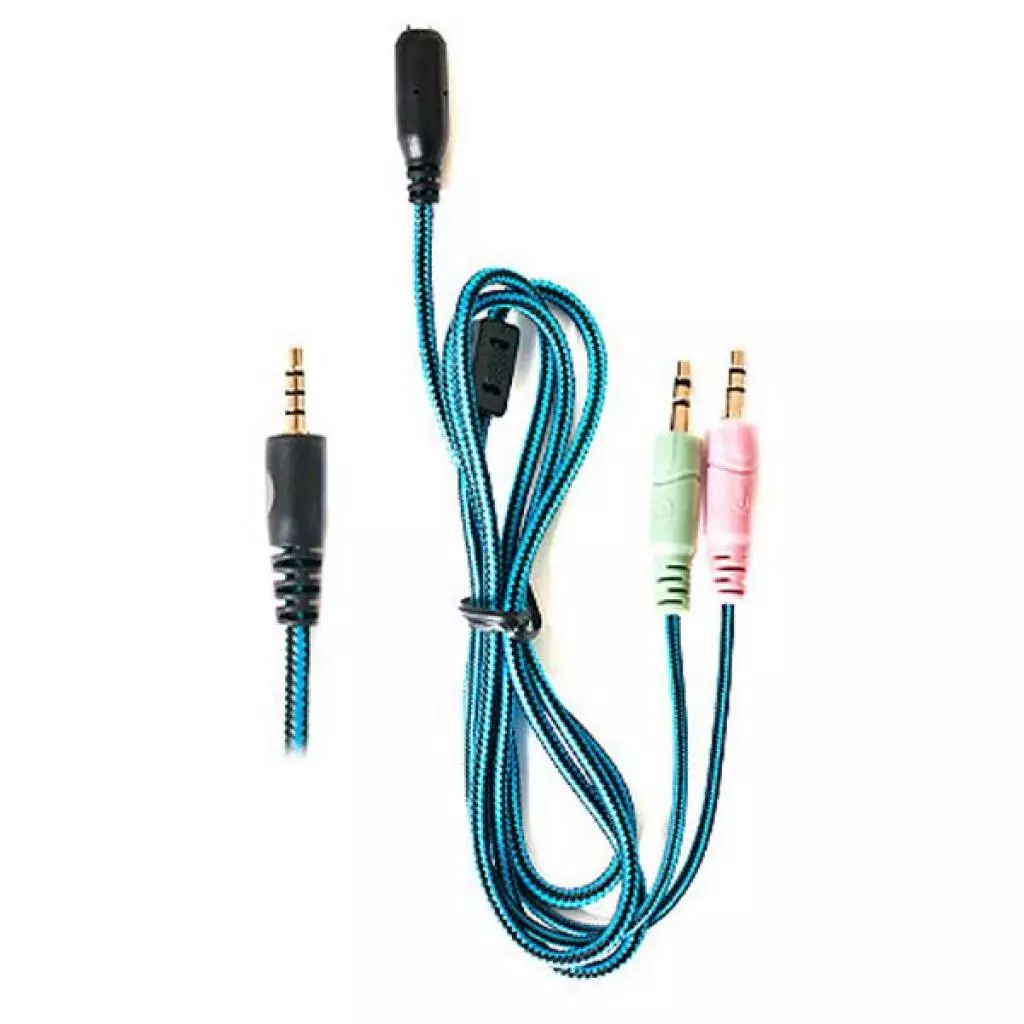 Наушники REAL-EL GDX-7500 black-blue - 7 Наушники REAL-EL GDX-7500 black-blue - 7