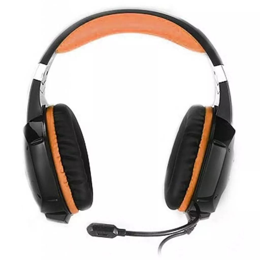 Наушники REAL-EL GDX-7700 SURROUND 7.1 black-orange - 1