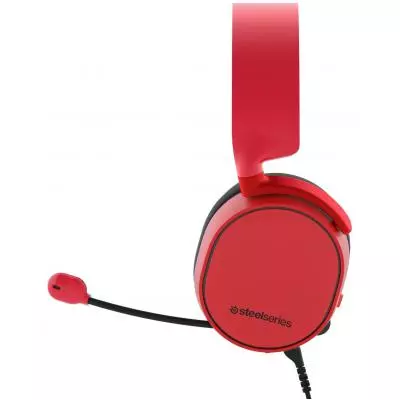 Наушники SteelSeries Arctis 3 Solar Red (61435) - 2