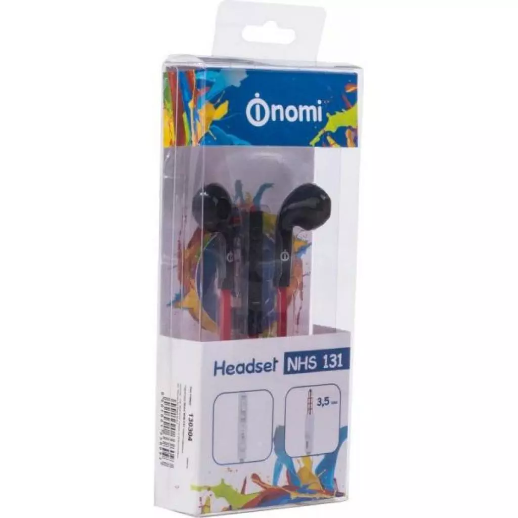 Наушники Nomi NHS-131 black/red (130304) - 5 Наушники Nomi NHS-131 black/red (130304) - 5