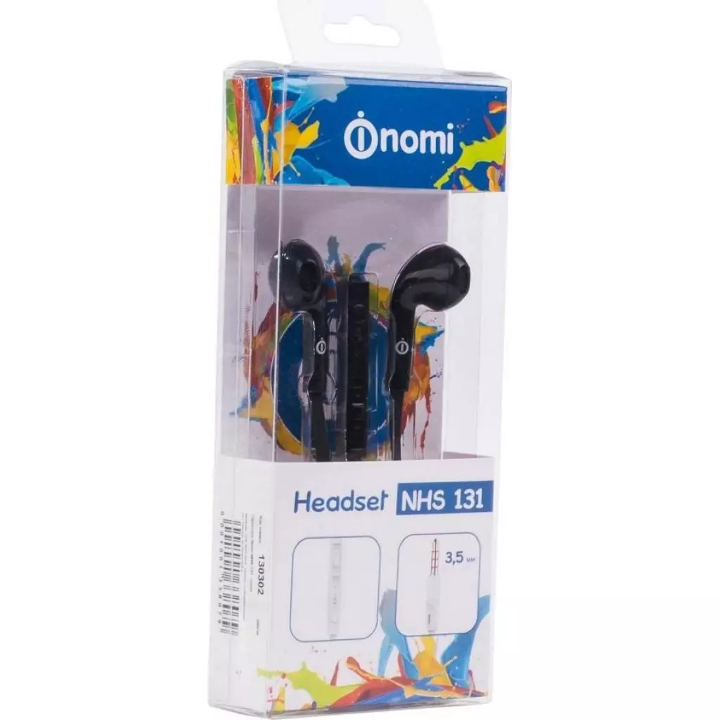 Наушники Nomi NHS-131 black (130302) - 5 Наушники Nomi NHS-131 black (130302) - 5