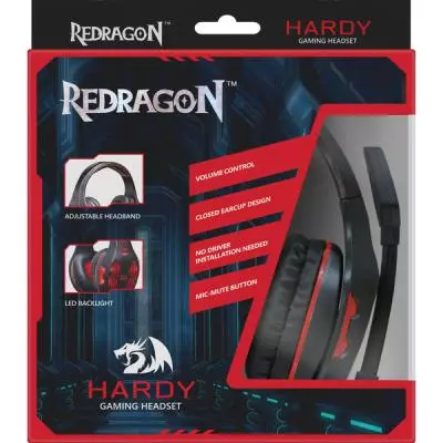 Наушники Redragon Hardy (64208) - 7 Наушники Redragon Hardy (64208) - 7