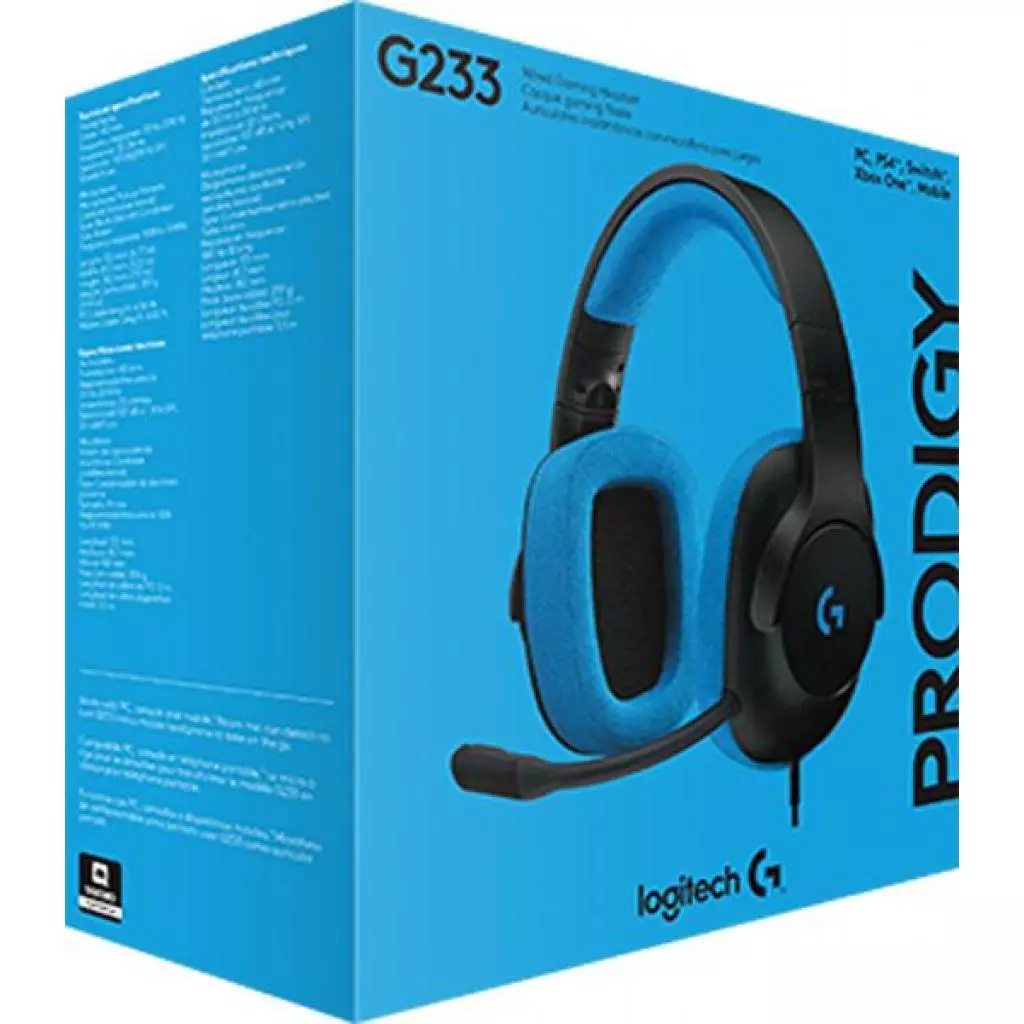 Наушники Logitech G233 Prodigy Gaming Headset (981-000703) - 3