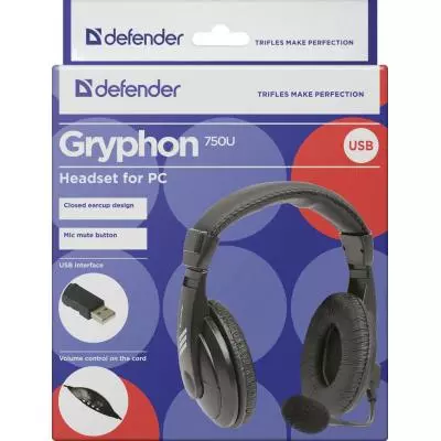 Наушники Defender Gryphon 750U USB (63752) - 5