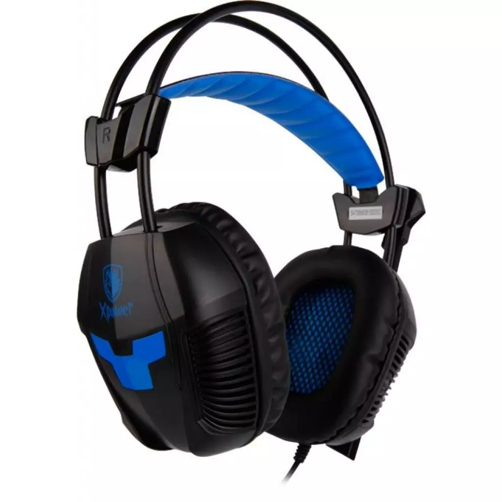 Наушники Sades Xpower Black/Blue (SA706-B-BL) - 3