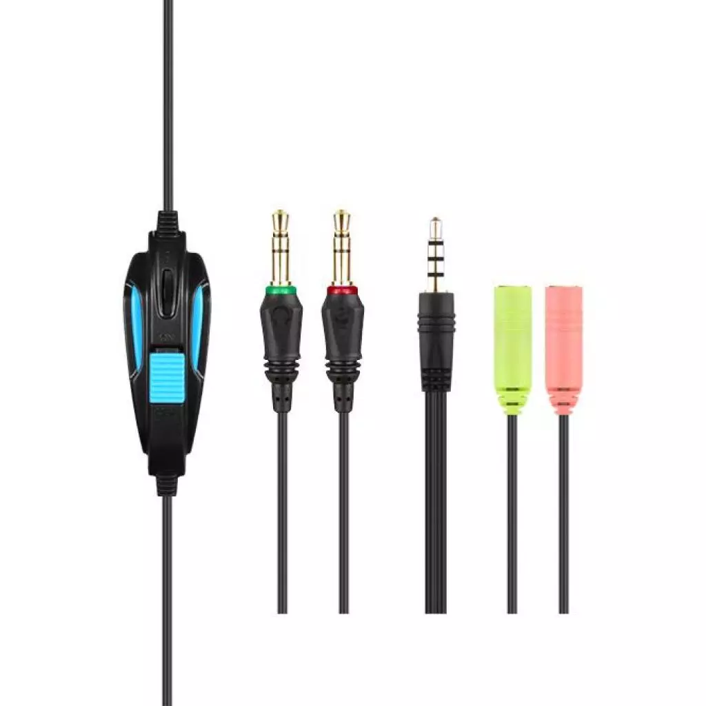 Наушники Sades Xpower Black/Blue (SA706-B-BL) - 7