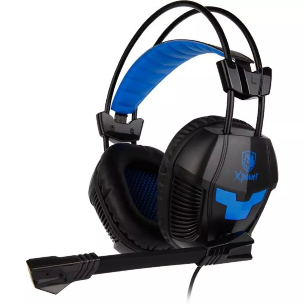 Наушники Sades Xpower Black/Blue (SA706-B-BL)