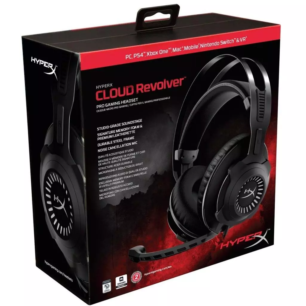 Наушники HyperX Cloud Revolver GunMetal (HX-HSCR-GM) - 9 Наушники HyperX Cloud Revolver GunMetal (HX-HSCR-GM) - 9