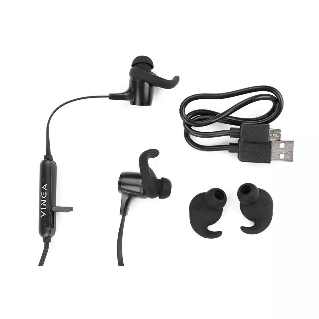Наушники Vinga EBT060 Black Bluetooth (EBT060BK) - 4 Наушники Vinga EBT060 Black Bluetooth (EBT060BK) - 4