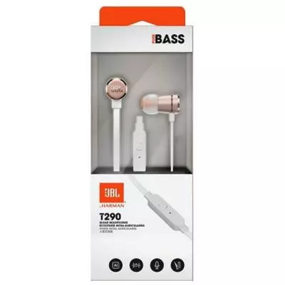 Наушники JBL T290 Rose Gold (JBLT290RGD) - 6