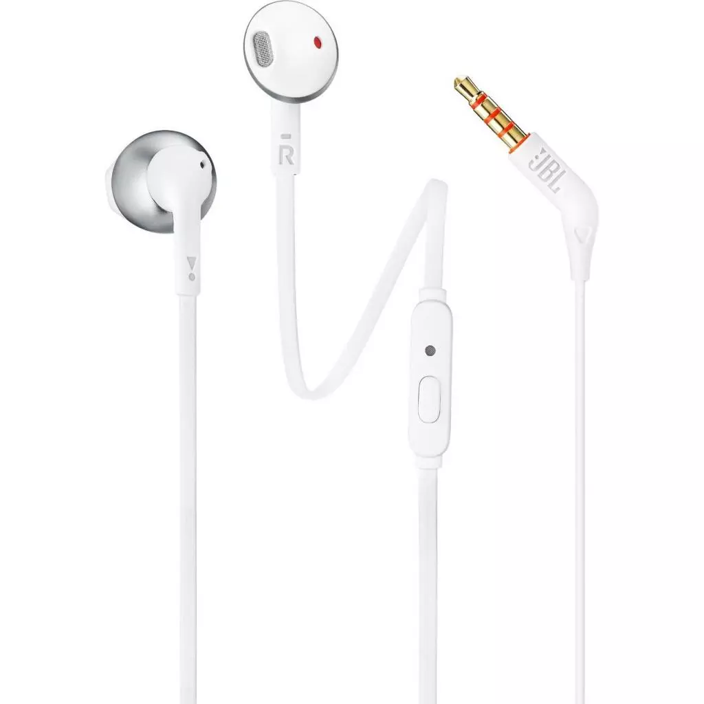 Наушники JBL T205 Silver (JBLT205CRM)