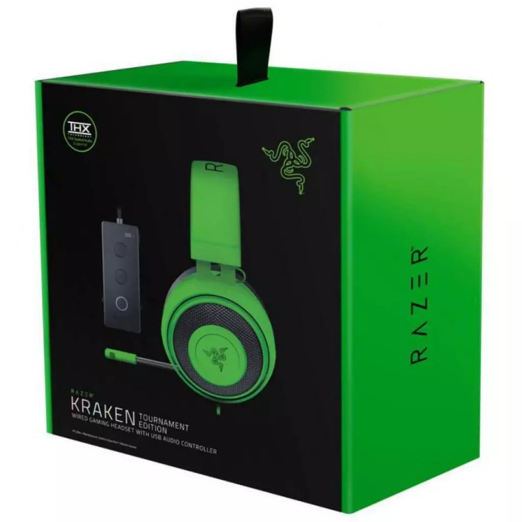 Наушники Razer Kraken Tournament Edition Green (RZ04-02051100-R3M1) - 4 Наушники Razer Kraken Tournament Edition Green (RZ04-02051100-R3M1) - 4
