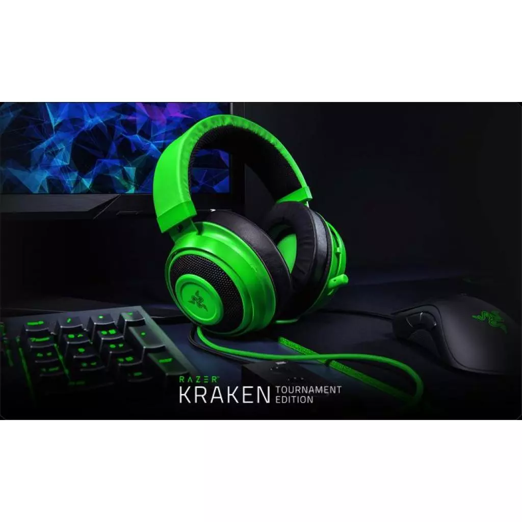 Наушники Razer Kraken Tournament Edition Green (RZ04-02051100-R3M1) - 5 Наушники Razer Kraken Tournament Edition Green (RZ04-02051100-R3M1) - 5