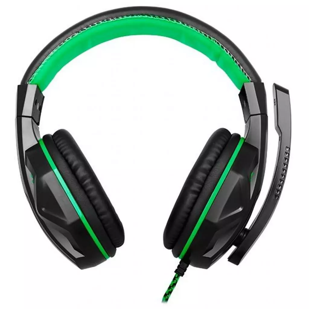 Наушники Gemix X-370 black-green - 2 Наушники Gemix X-370 black-green - 2