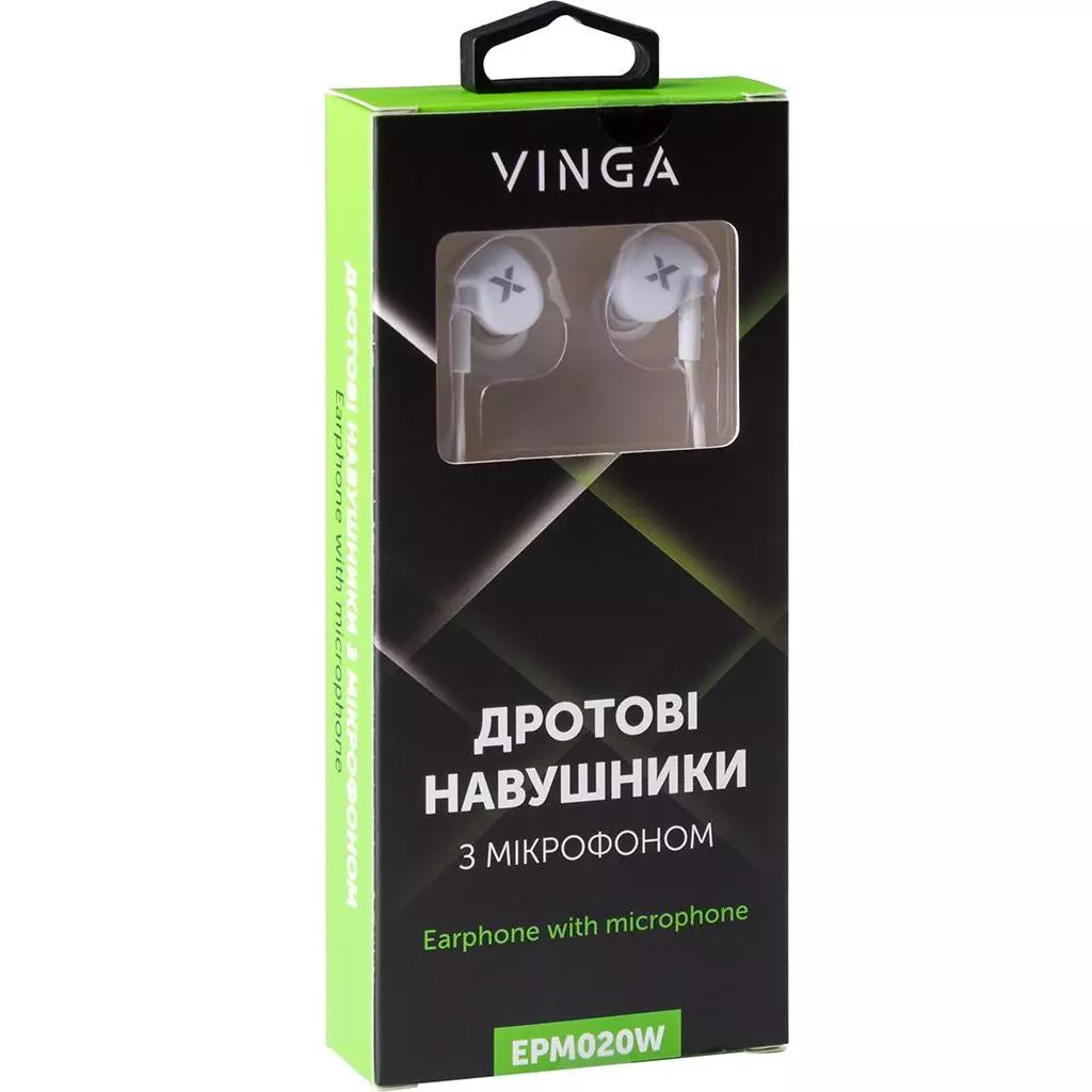 Наушники Vinga EPM020 White (EPM020W) - 3 Наушники Vinga EPM020 White (EPM020W) - 3