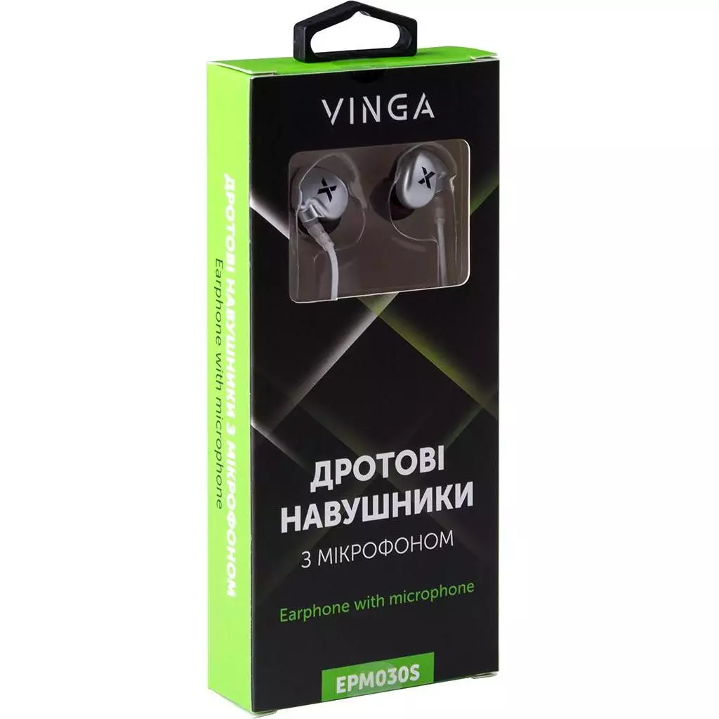 Наушники Vinga EPM030 Silver (EPM030S) - 3 Наушники Vinga EPM030 Silver (EPM030S) - 3