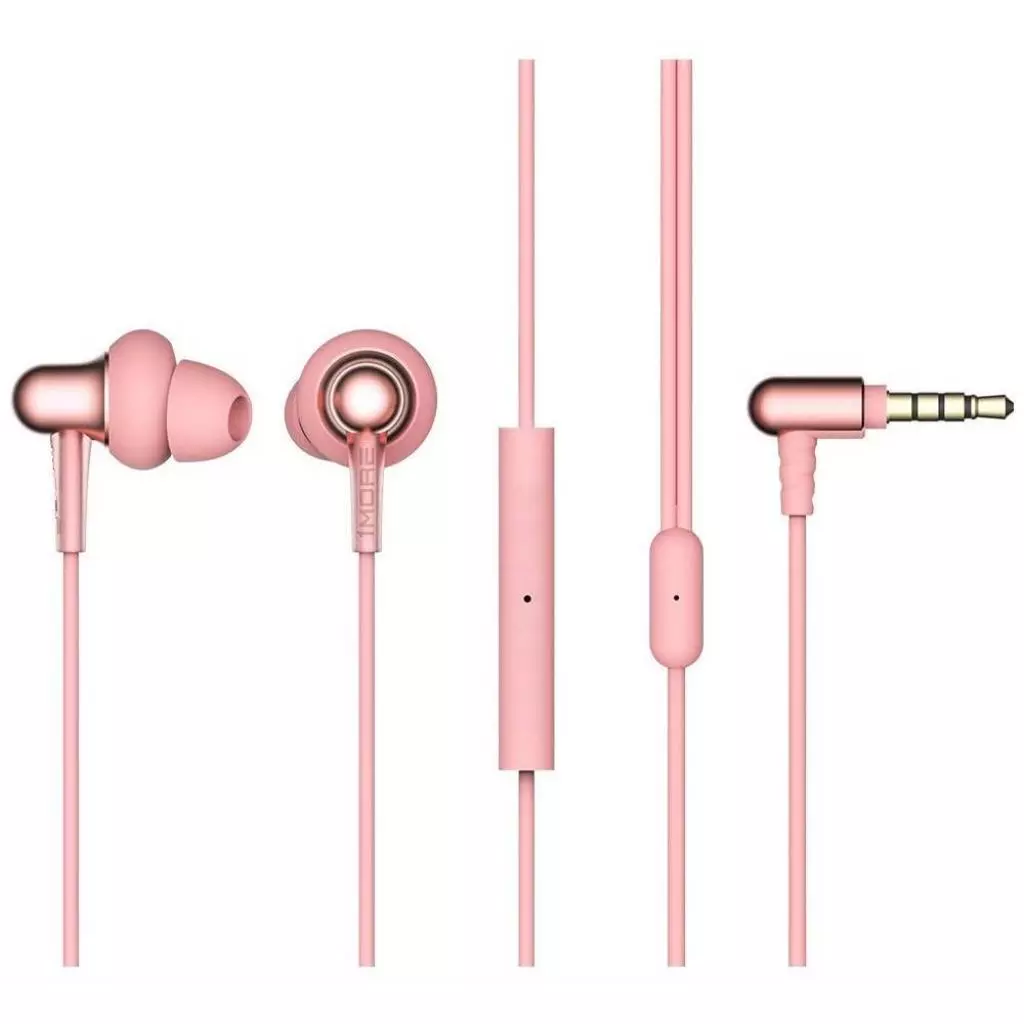 Наушники 1MORE E1025 Stylish Dual-dynamic Driver Pink (E1025-PINK)