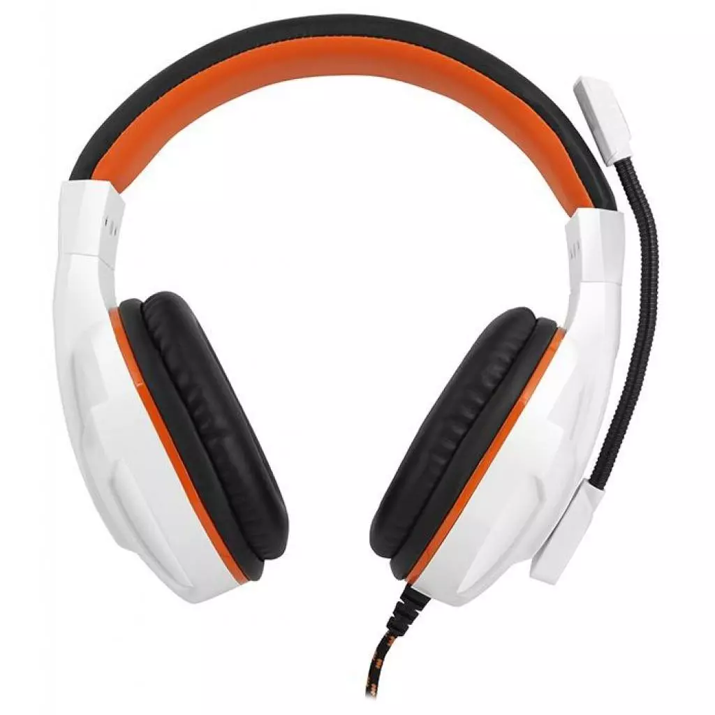 Наушники Gemix N20 White-Black-Orange Gaming - 1 Наушники Gemix N20 White-Black-Orange Gaming - 1