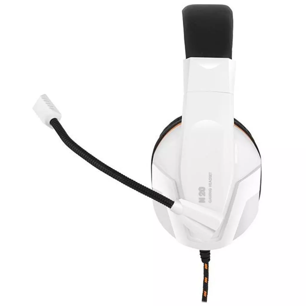 Наушники Gemix N20 White-Black-Orange Gaming - 2 Наушники Gemix N20 White-Black-Orange Gaming - 2