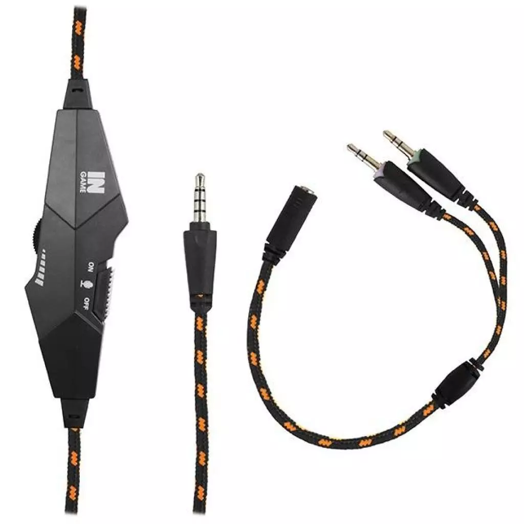 Наушники Gemix N20 White-Black-Orange Gaming - 3 Наушники Gemix N20 White-Black-Orange Gaming - 3