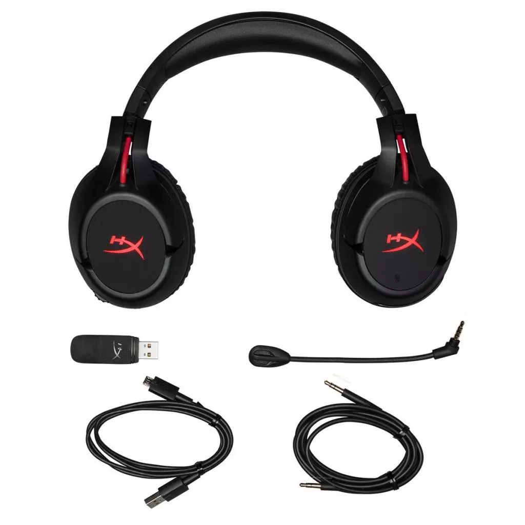 Наушники HyperX Cloud Flight Wireless Gaming Headset for PC/PS4 Black (HX-HSCF-BK/EM) - 8 Наушники HyperX Cloud Flight Wireless Gaming Headset for PC/PS4 Black (HX-HSCF-BK/EM) - 8