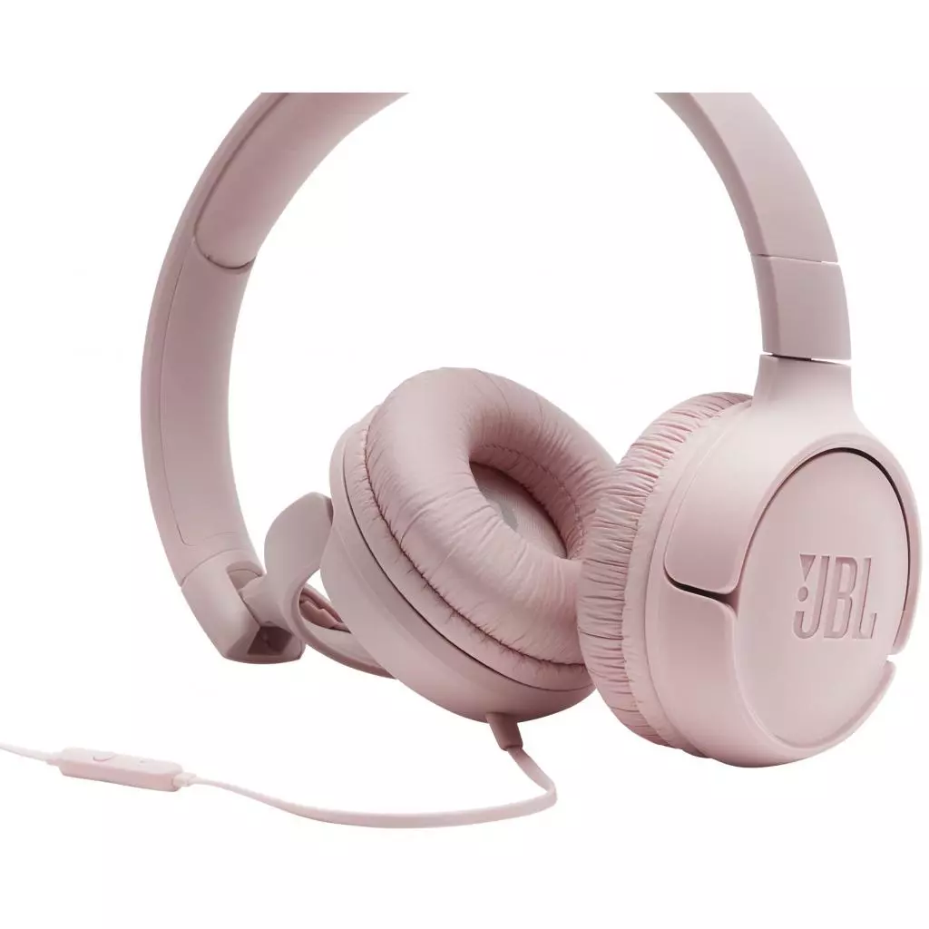 Наушники JBL T500 Pink (JBLT500PIK) - 4 Наушники JBL T500 Pink (JBLT500PIK) - 4