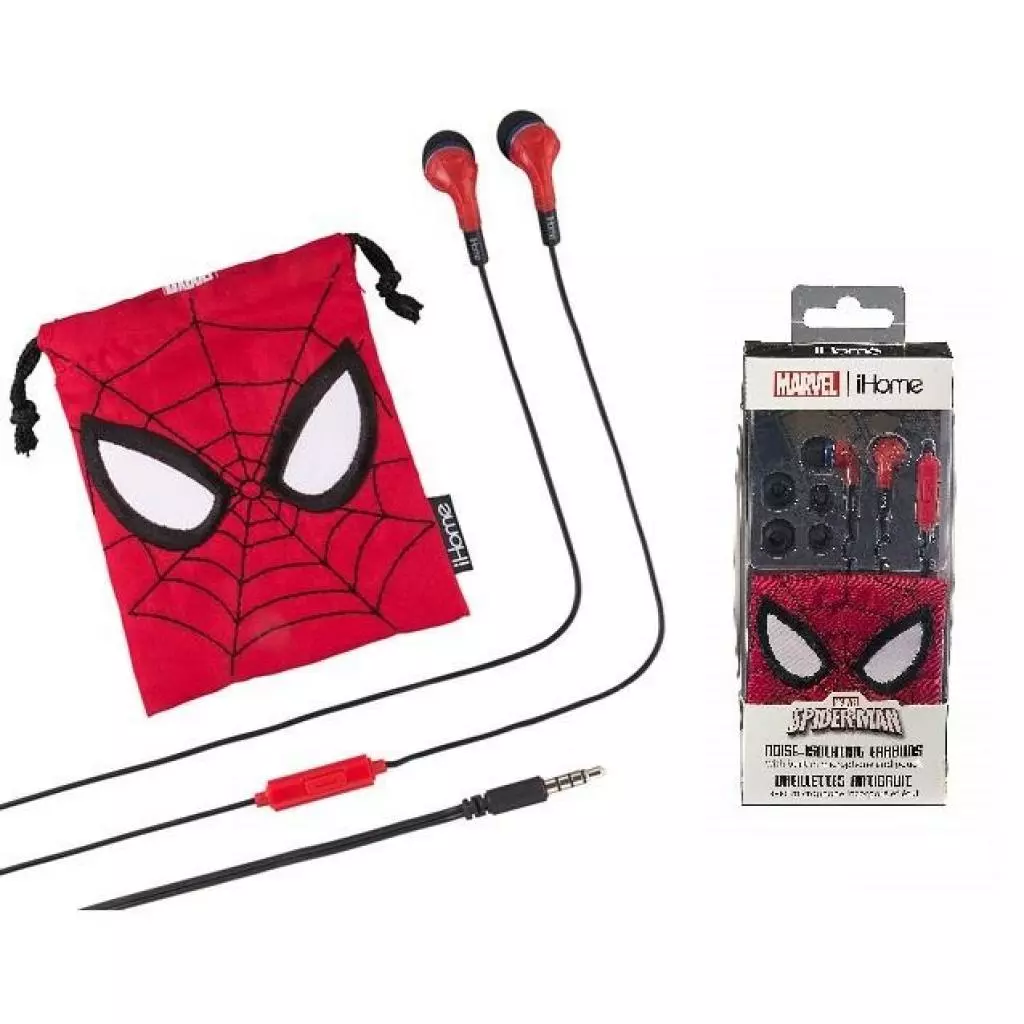 Наушники Ekids iHome MARVEL SpiderMan Mic (VI-M15SM.FXV7)