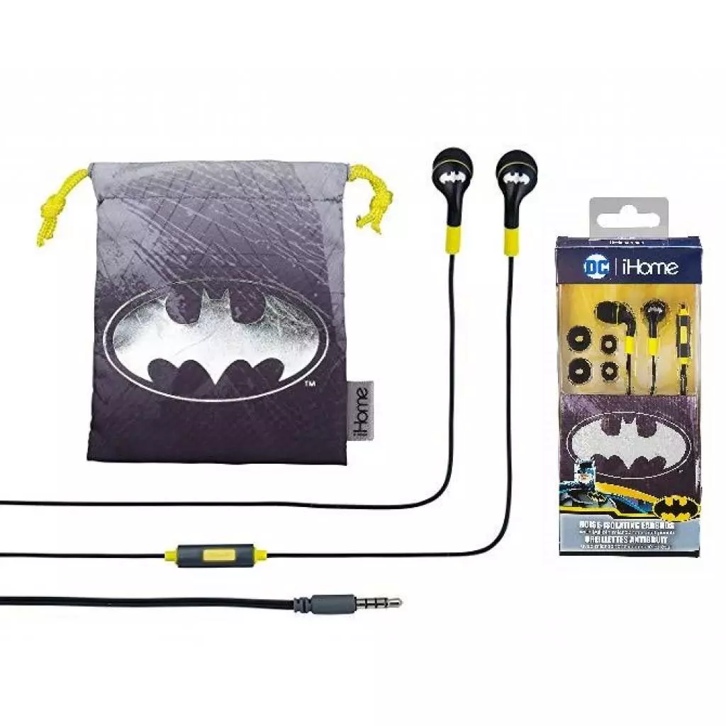 Наушники Ekids iHome Warner Bros BatMan Mic (RI-M15BM.FXV7)
