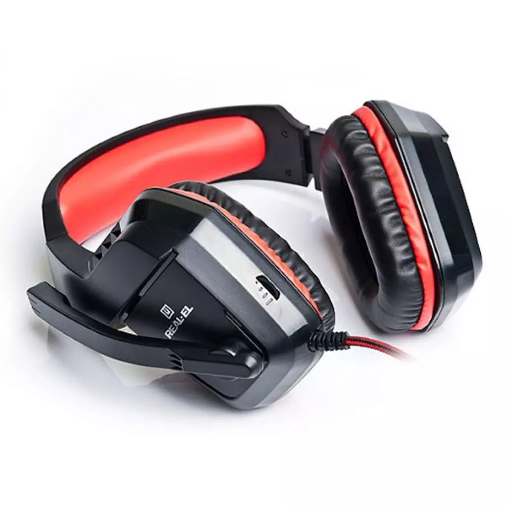 Наушники REAL-EL GDX-7550 Black-Red - 4 Наушники REAL-EL GDX-7550 Black-Red - 4