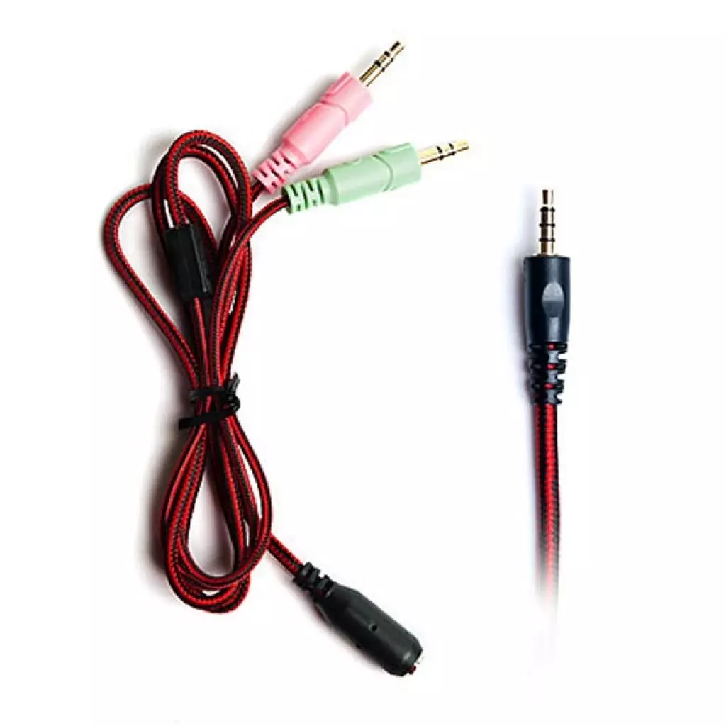 Наушники REAL-EL GDX-7550 Black-Red - 6 Наушники REAL-EL GDX-7550 Black-Red - 6