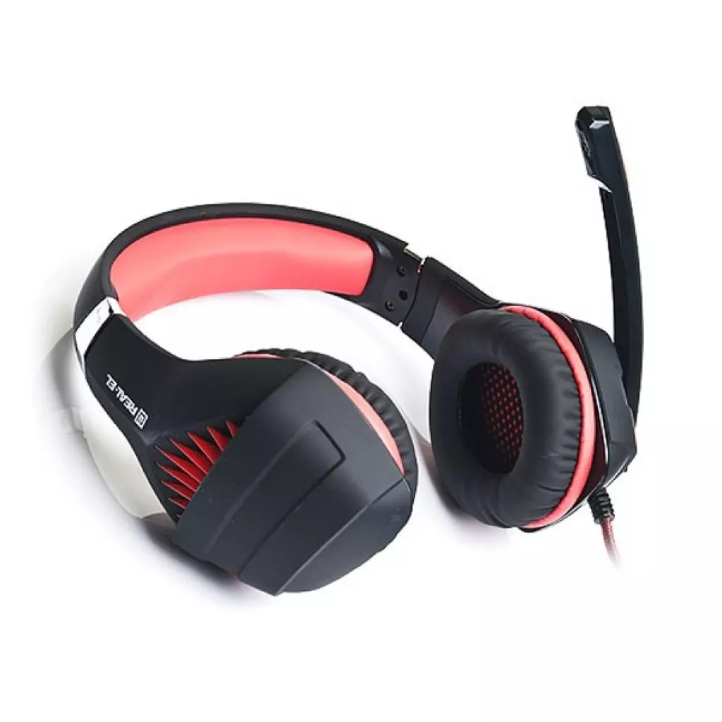 Наушники REAL-EL GDX-7600 Black-Red - 3 Наушники REAL-EL GDX-7600 Black-Red - 3