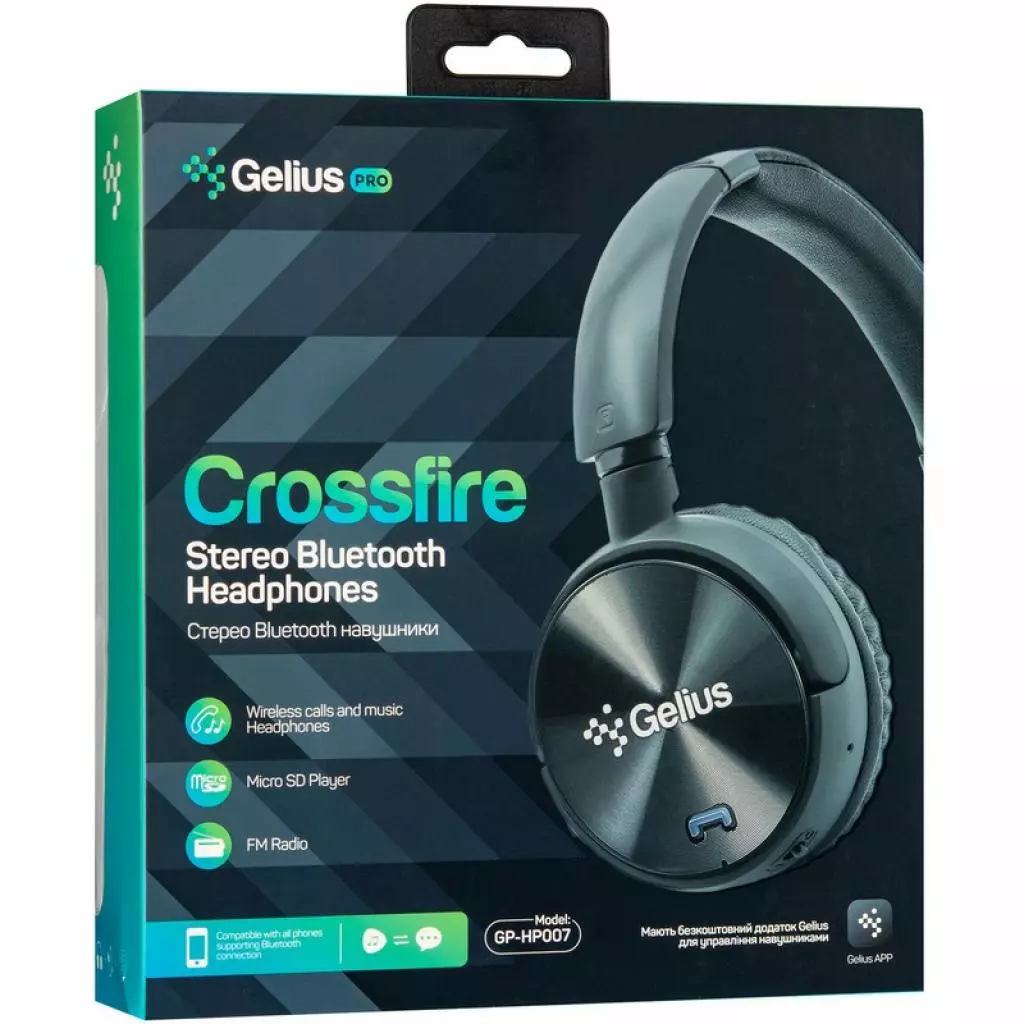Наушники Gelius Pro Crossfire Black (GP HP-007 Black) - 7
