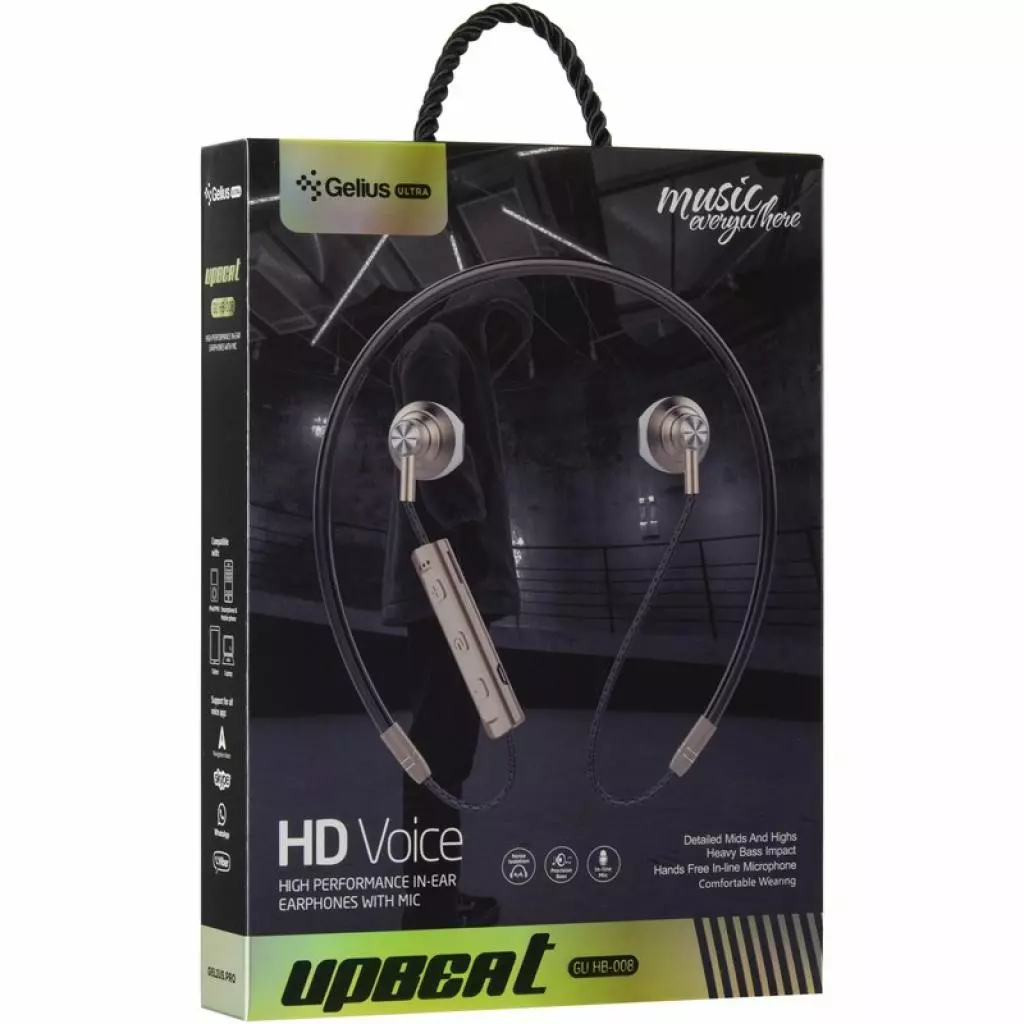 Наушники Gelius Ultra Upbeat Gold (GL-HB-008U Gold) - 3