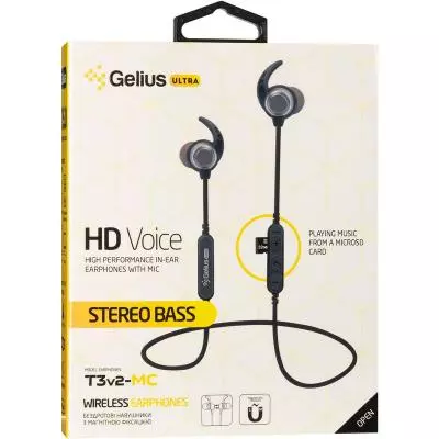 Наушники Gelius Ultra T3v2-MC Grey (T3v2-MC Grey) - 1 Наушники Gelius Ultra T3v2-MC Grey (T3v2-MC Grey) - 1