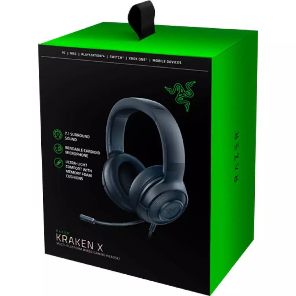 Наушники Razer Kraken X (RZ04-02890100-R3M1) - 5