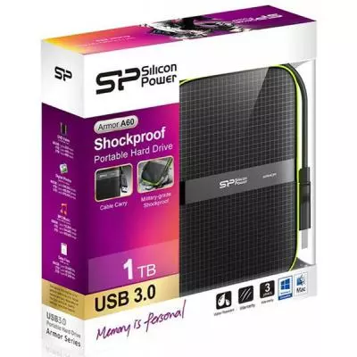 Внешний жесткий диск 2.5" 2TB Silicon Power (SP020TBPHDA60S3K) - 7
