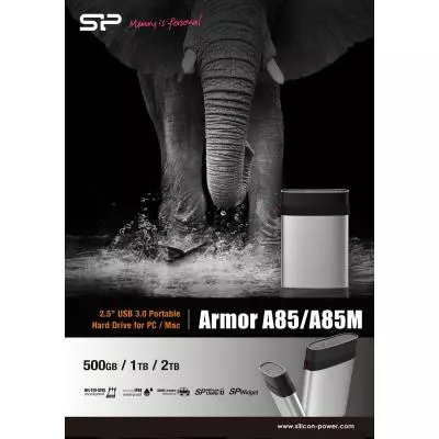 Внешний жесткий диск 2.5" 1TB Silicon Power (SP010TBPHDA85S3S) - 4 Внешний жесткий диск 2.5" 1TB Silicon Power (SP010TBPHDA85S3S) - 4