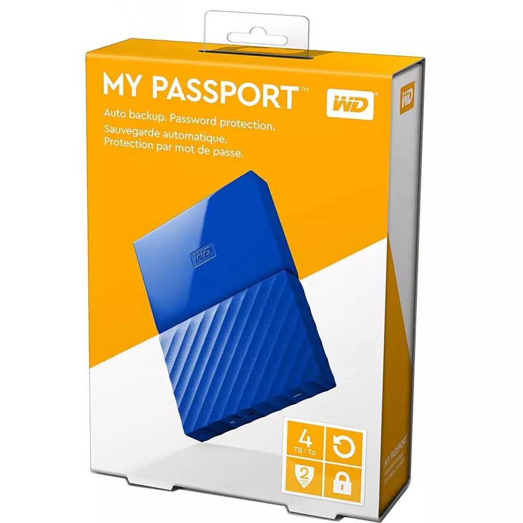 Внешний жесткий диск 2.5" 4TB WD (WDBYFT0040BBL-WESN) - 7 Внешний жесткий диск 2.5" 4TB WD (WDBYFT0040BBL-WESN) - 7