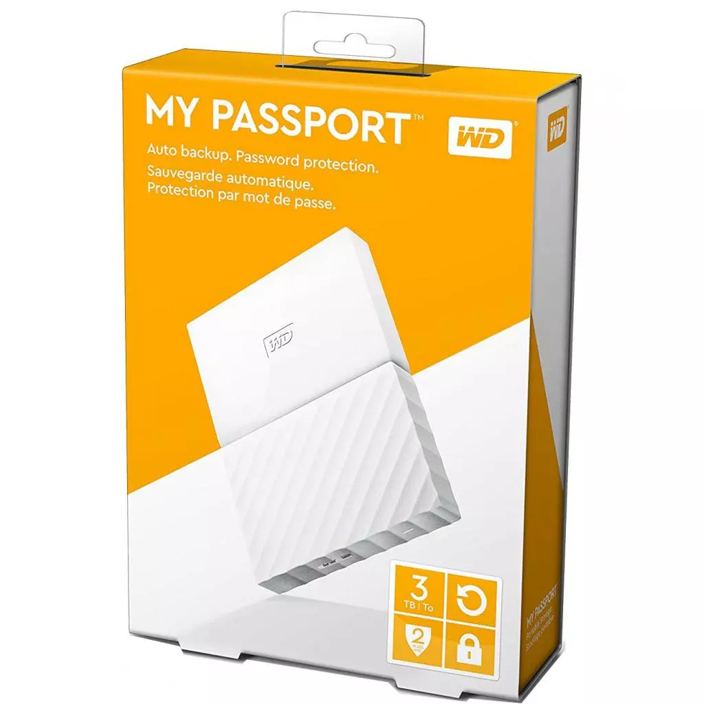 Внешний жесткий диск 2.5" 3TB WD (WDBYFT0030BWT-WESN) - 6 Внешний жесткий диск 2.5" 3TB WD (WDBYFT0030BWT-WESN) - 6