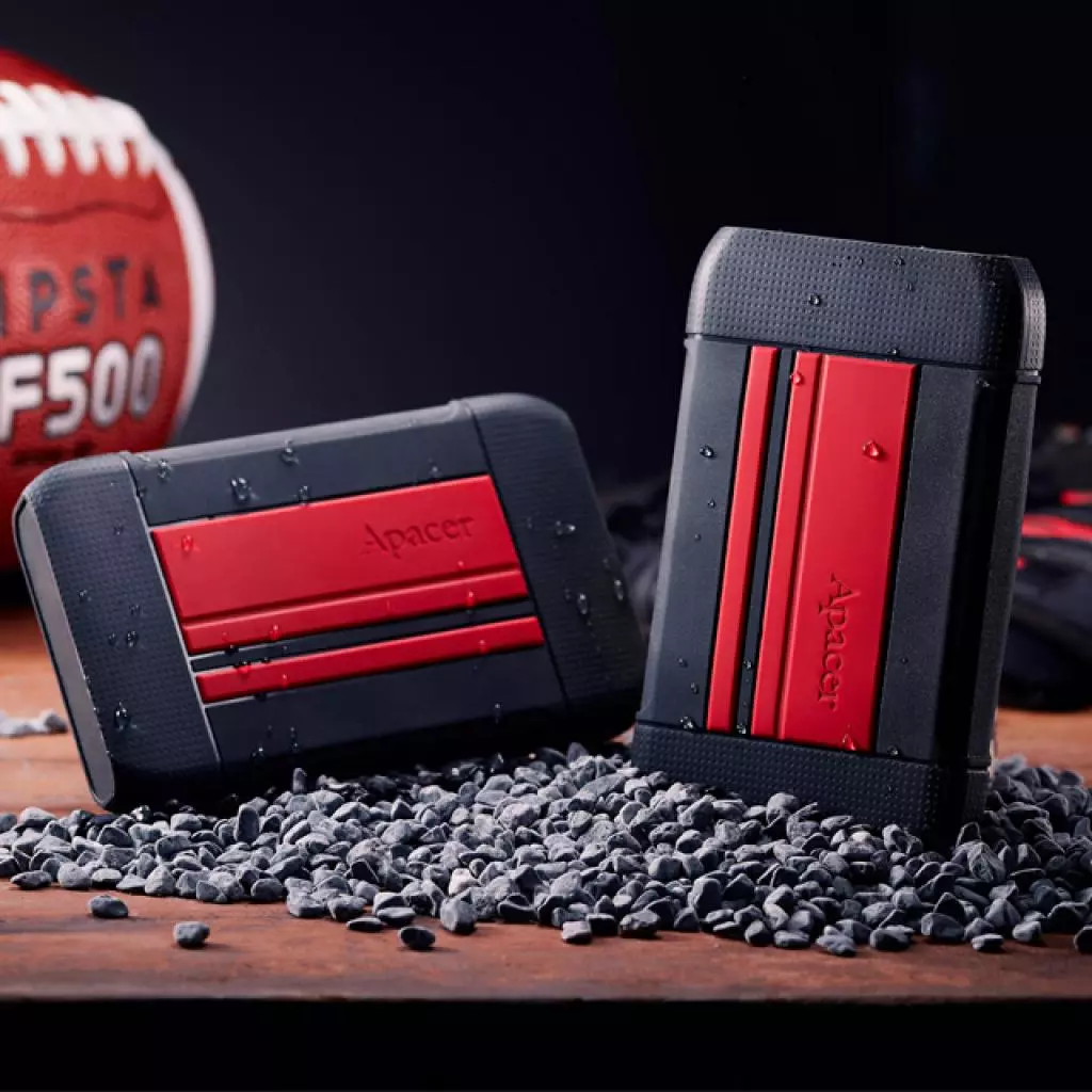 Внешний жесткий диск 2.5" 1TB Apacer (AP1TBAC633R-1) - 3 Внешний жесткий диск 2.5" 1TB Apacer (AP1TBAC633R-1) - 3
