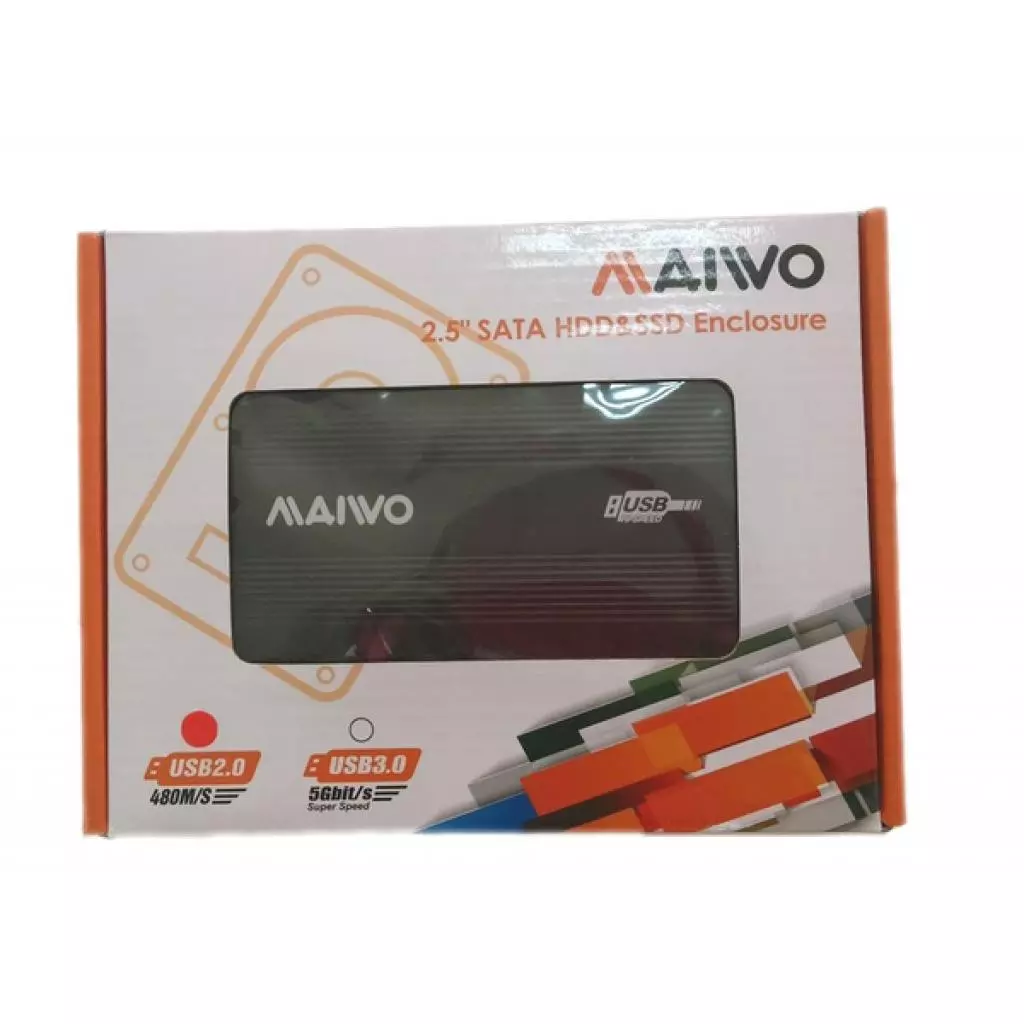 Карман внешний Maiwo K2501A-U2S black - 3 Карман внешний Maiwo K2501A-U2S black - 3