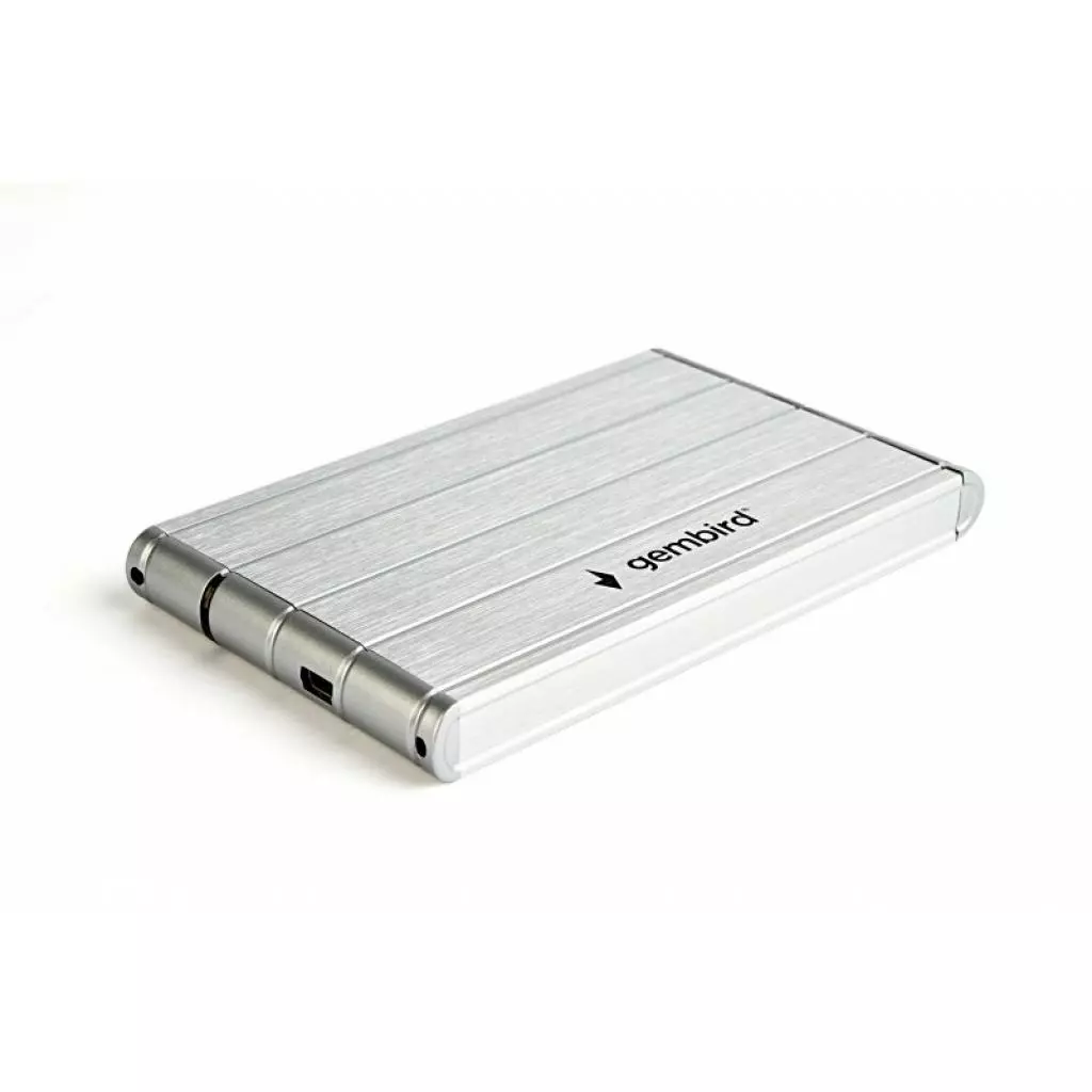 Карман внешний Gembird 2.5", USB3.0, серебро (EE2-U3S-5-S)