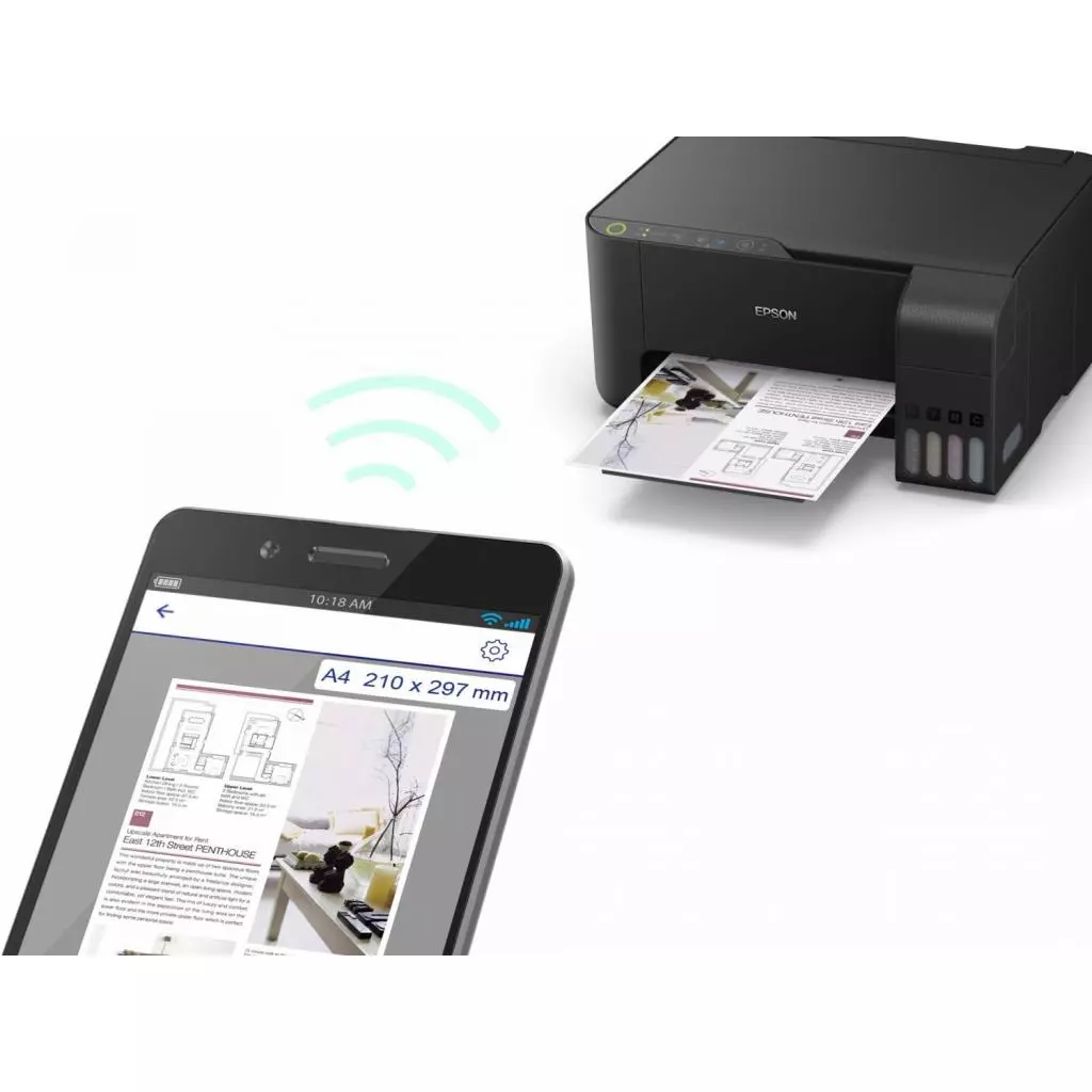 Многофункциональное устройство Epson L3150 c WiFi (C11CG86409) - 3